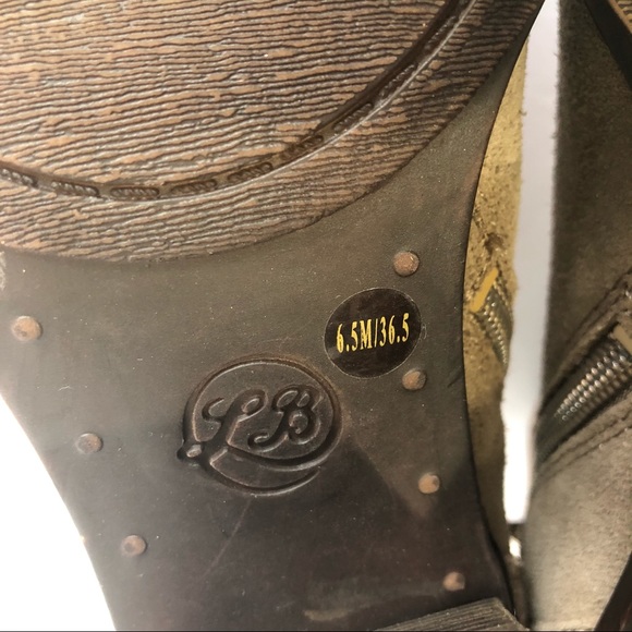Lucky Brand Boots Tan Suede Size: 6.5M /36.5 - Picture 9 of 14